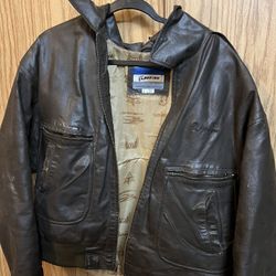  Intake Boeing Leather Jacket Xl Some Wear 