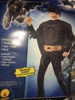 Batman Halloween Costume Size M (8-10)