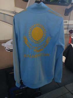 Adidas Kazakhstan Sky Blue Jacket
