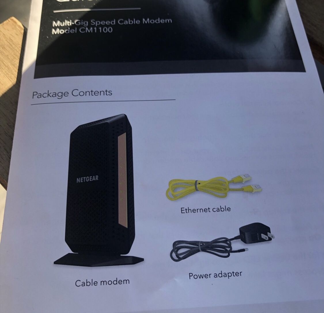 Barely Used Netgear Cable Modem