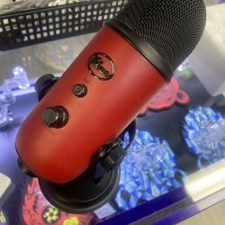 🔥 Blue Yeti USB Microphone – Red Edition – Works Perfectly 🔥