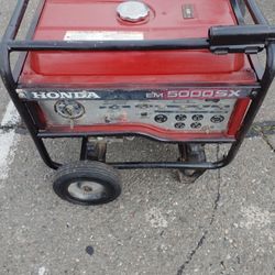 Honda Generator 110 V And220 V 5000wt