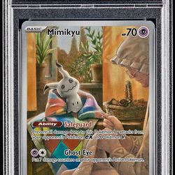 2024 POKEMON SVP EN-SV BLACK STAR PROMO | PALDEAN FATES ELITE TRAINER BOX #075 MIMIKYU