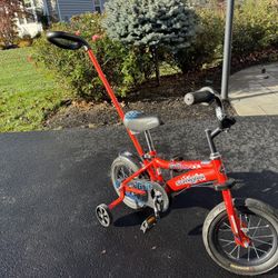 14” Kid Bike W/ Detachable Steering 