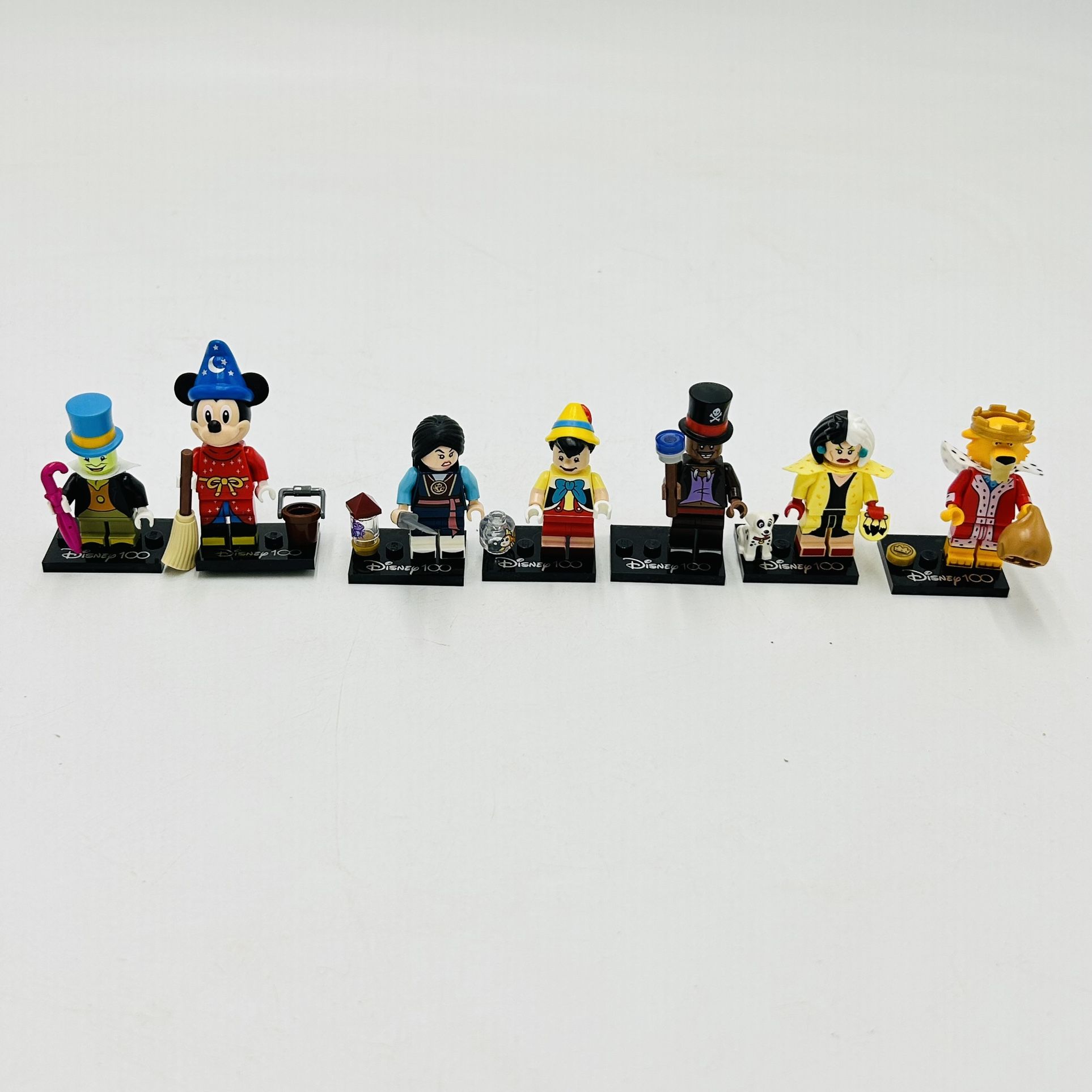 Lot Of 7 Lego Disney 100 Minifigures Brand New