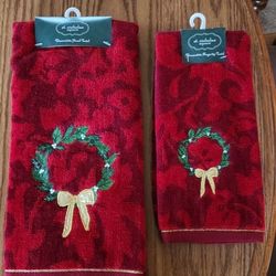 Towels Holiday (2)(new) Hand Towel & Fingertip