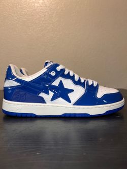 A Bathing Ape BAPE SK8 STA #5 'Luxury Sport Monogram - Blue'  Size 9