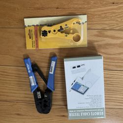 Networking Tools - New Stripping Tool, Cable Tester, Crimping Tool
