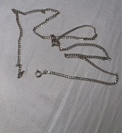 23 1/4inch Mexican Silver Necklace