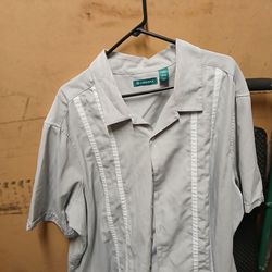 3xlt gray cubavera shirt