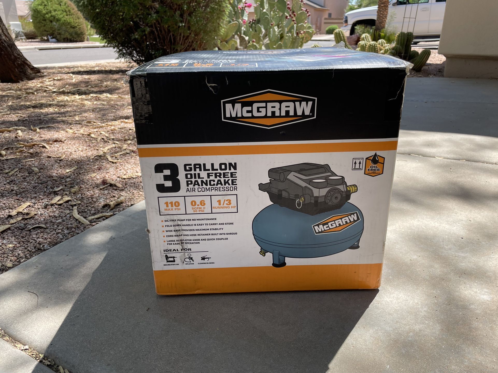 McGraw 3 Gallon Pancake Air Compressor