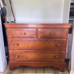 Antique Solid Wood Dresser