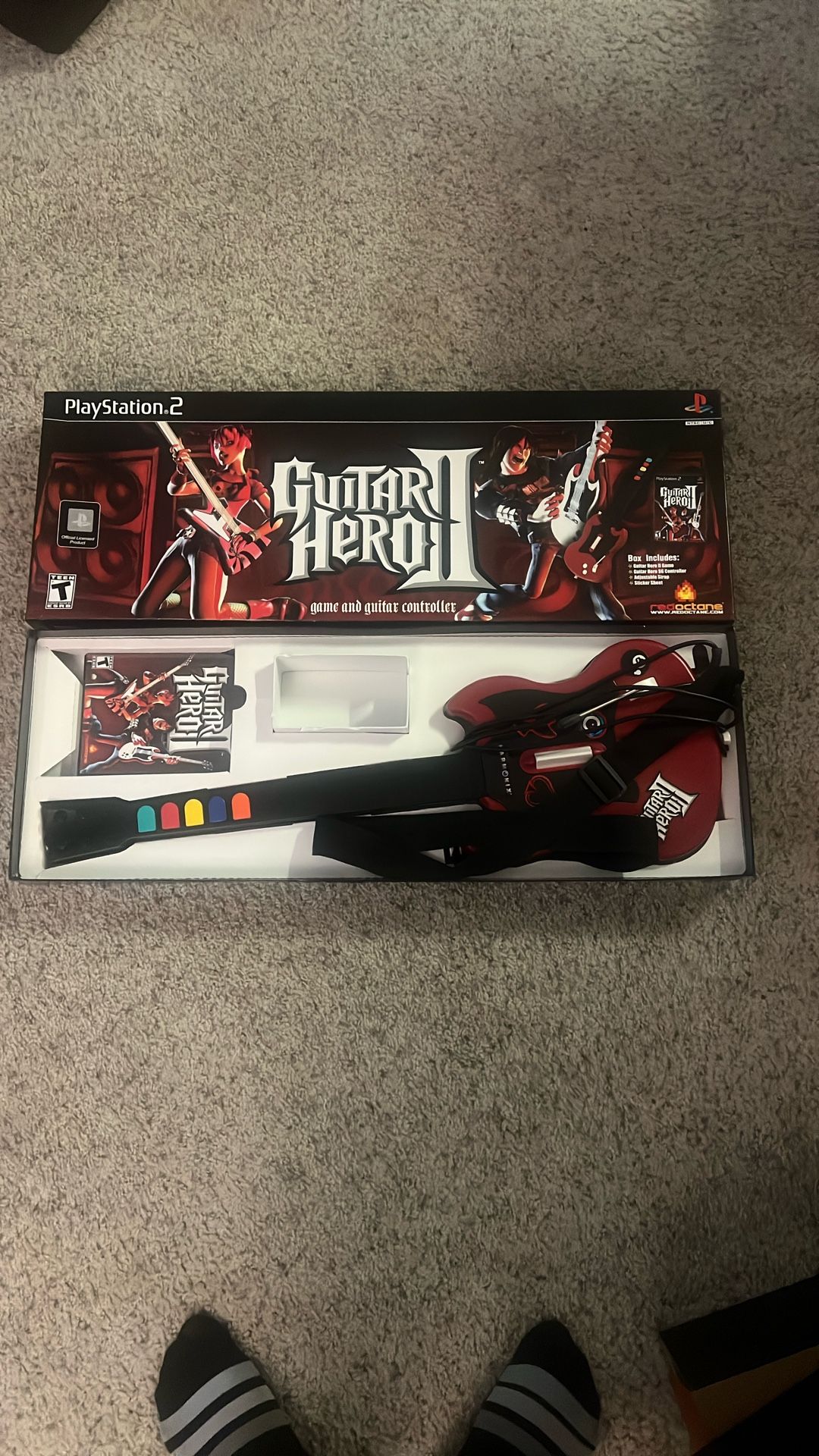 Guitar Hero PS2 CIB WITH GUITAR