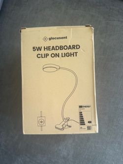 Glocusent 5W Headboard Clip On Light