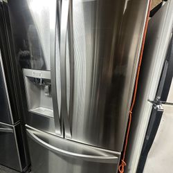 Kenmore 3 Door Stainless Steel Refrigerator