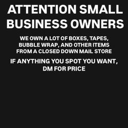 ***ATTENTION SMALL BUSINESS OWNERS***