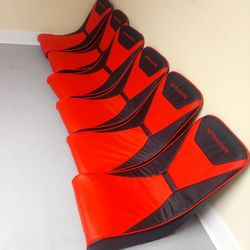 UPDATE: ONLY 4 LEFT 🎮 SET OF 6: GTRACING Floor Rocker Gaming Chairs – Like New!