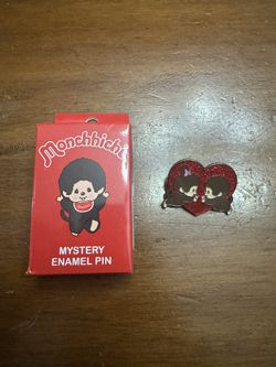 Monchhichi Monkey Rare Pin