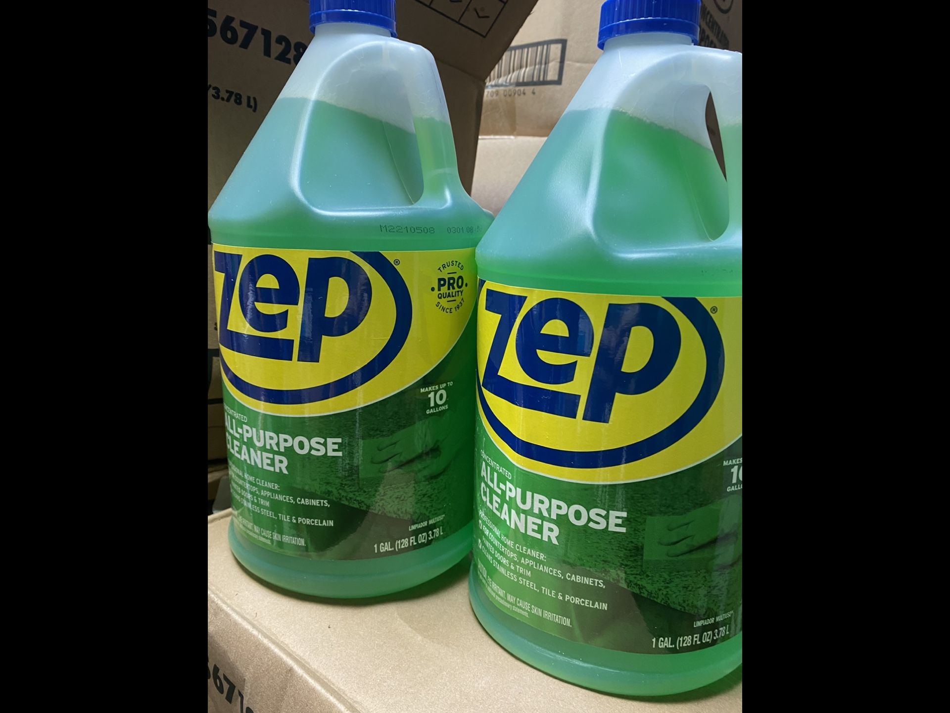 2 Pack .. Zep All-Purpose Cleaner and Degreaser 128 Ounce. 1 Gallon Concentrate 