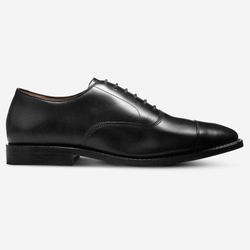 New Allen Edmonds Park Avenue Cap-toe Oxford Dress Shoe black leather- MSRP $450
