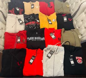 Mens M and S True Religion Hoodies