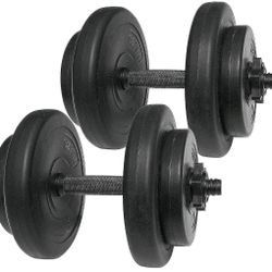 40Lbs Adjustable Dumbbells