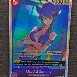 Ms. All Sunday [Kingdoms Of Intrigue] 