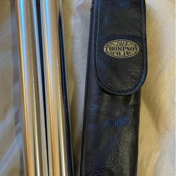 Thompson Co 1915 Travel Cigar Case Belt Clip w/ (2) Aluminum Tubes