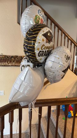 Bunch Of Graduation Balloons 
