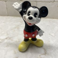 Vintage Disney Mickey Mouse Ceramic Figurine