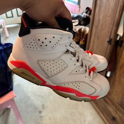 Retro Jordan 6 white infrared
