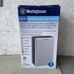 Westinghouse 1702 HEPA Air Purifier Medical Grade NCCO Tech - Size: Large
