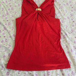 Red vintage top