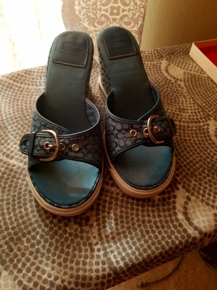 Coach Wedge Sandals