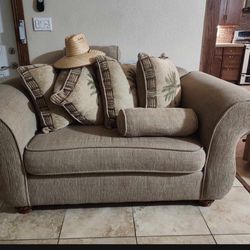 $500 Everything Must Go!! Three 55” TV’s, King Size Bed Frame With Head And Foot Board, Gaming Chair, Couch & Loveseat, Electronic Kitchen Trash Can