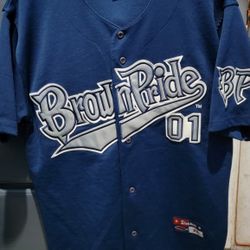 Vintage Brown pride Jersey Hard To Find Navy 60 Or OBO Like New 
