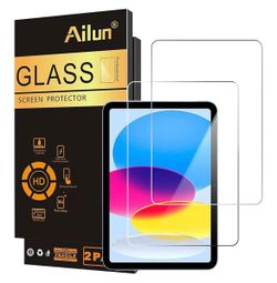 Tempered Glass Screen Protector for iPad A16 2025 11th 11" / 10th Gen 2022 10.9"