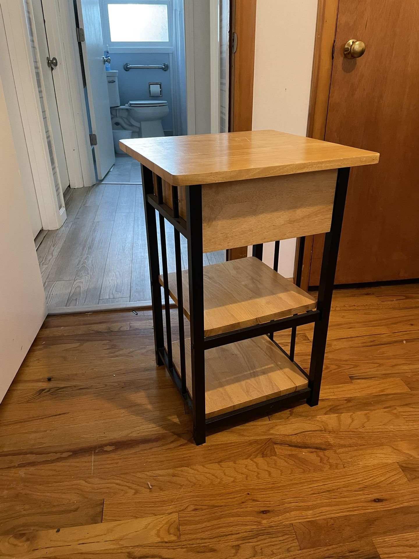 Wood Metal Stand