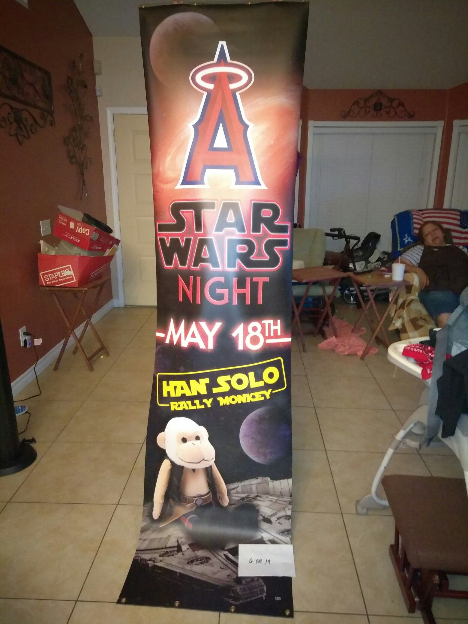 Angels ×STARWARS Han Solo Really MonkeyMay the Jedi Rally Monkey 