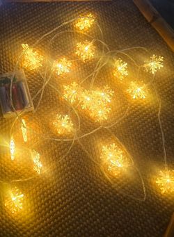 SnowFlake LED string Lights 10feet