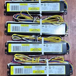 6-PK Advance REB-4P32-SC 32W (F32T8) 3 to 4 Lamp 4 f. T8 120V Electronic Ballast