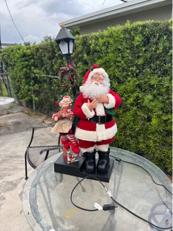 Santa Claus and elf vintage set 1993