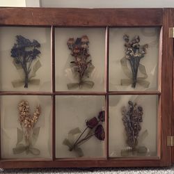 Wooden shadow box
