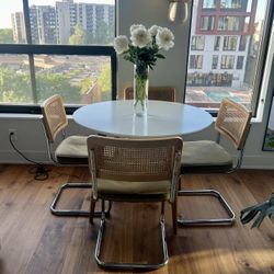 CB2 Dining Room Table & Four Chairs 