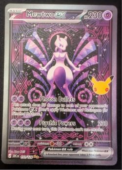 Mewtwo ex 151/128 30th celebration sir
