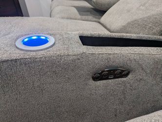 Theater style loveseat