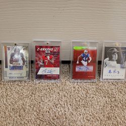 (18) Total Authentic Signature Sports Cards