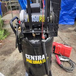 Air Compressor 2HP 29 Gallon Upright On Wheels