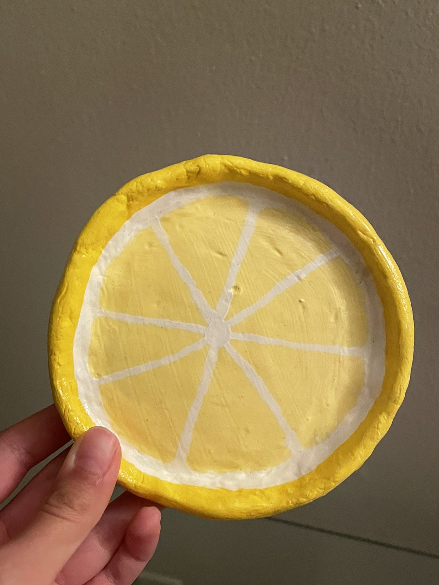 Handmade Lemon Slice Jewelry Dish
