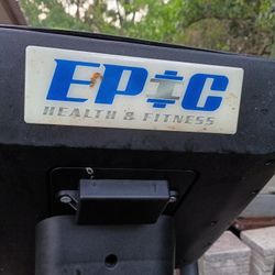 Epic Health & Fitness Elliptical 
